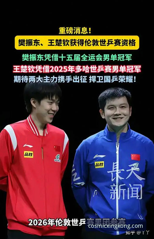 世乒赛对决观看指南：在星空平台重温中国男乒英格兰之战